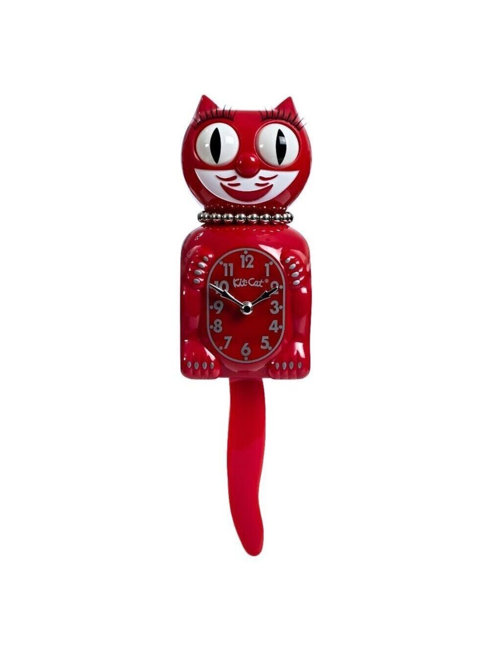 Retro Red Lady Kitchen Edition Kit-Cat Klock